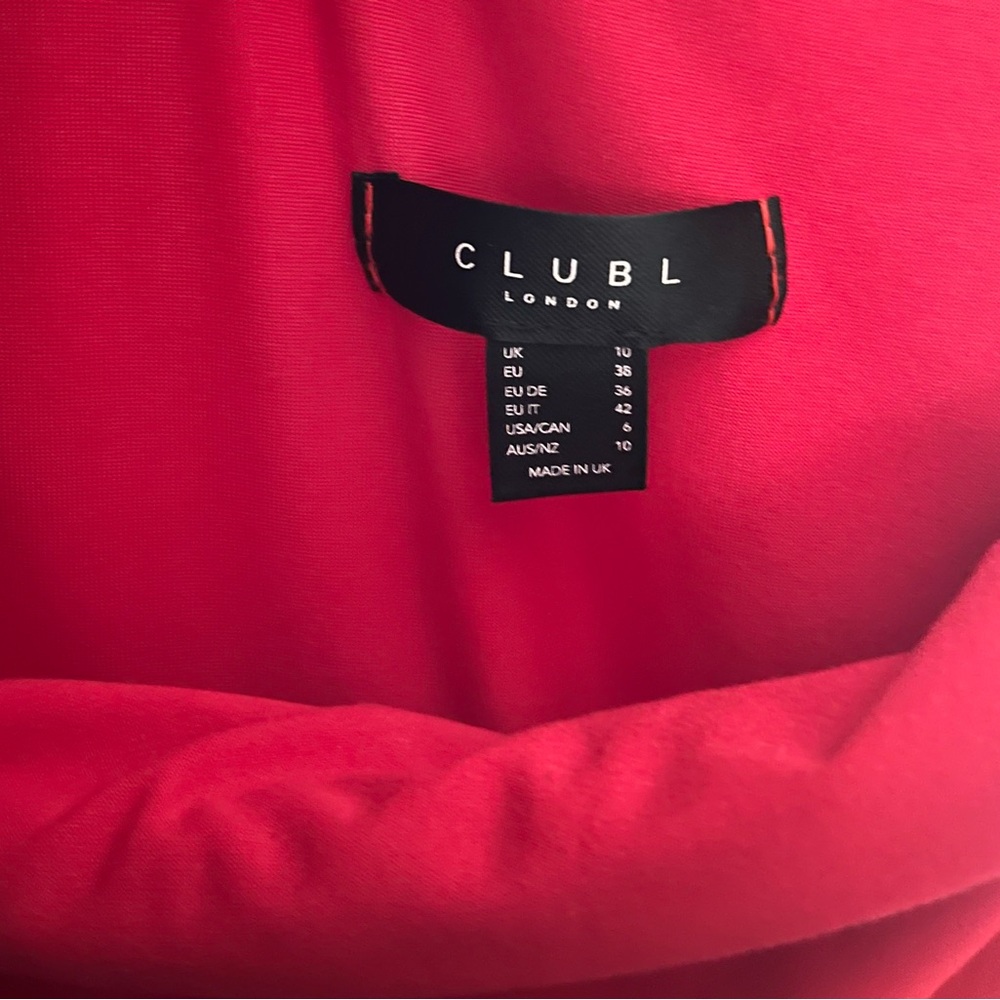 Club L London Striking Scarlet Maxi Dress - Picture 5 of 5